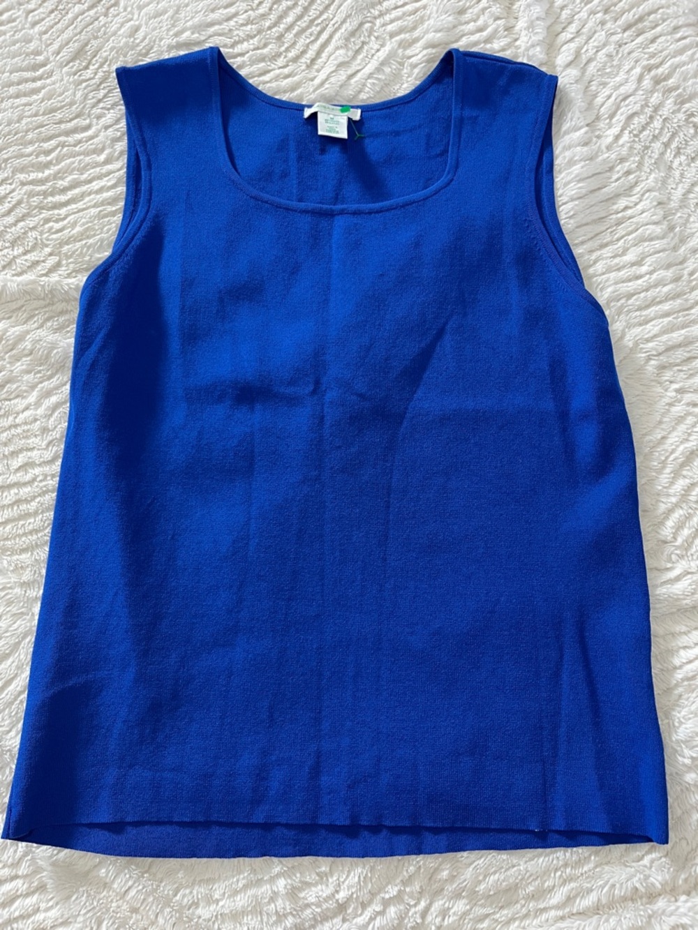 Laura Ashley Cobalt Blue Sleeveless Tank Top